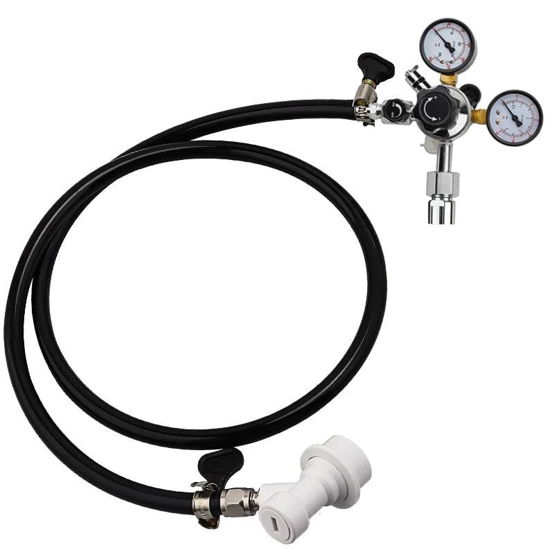 Carbonation Gas Hose Converter with Regulator and Adapter - Buy Confidently with Smart Sales Australia