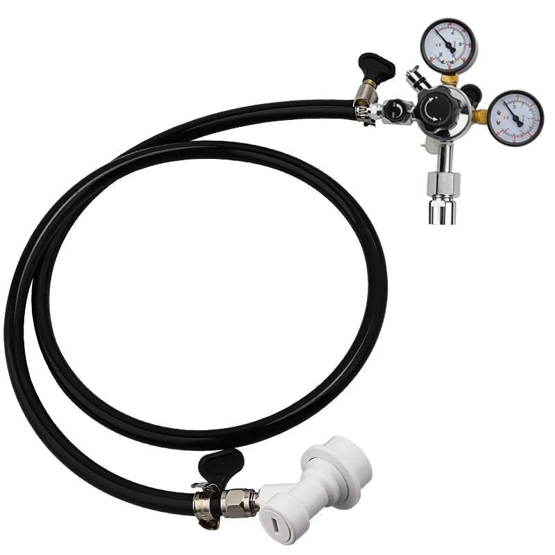 Carbonation Gas Hose Converter with Regulator and Adapter - Buy Confidently with Smart Sales Australia