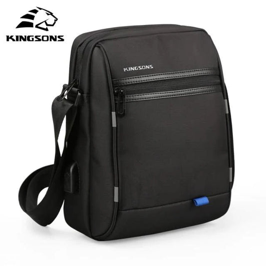 Casual Messenger Vintage Shoulder Bag with a USB interface For Men - Buy Confidently with Smart Sales Australia