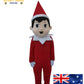 Christmas Elf Adult Mascot Costume 8 Sizes - Buy Confidently with Smart Sales Australia