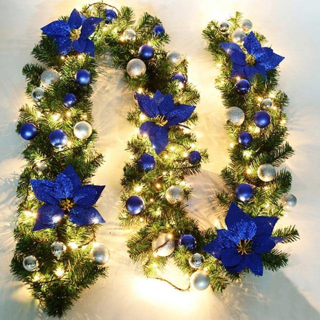 Christmas Wreath Home Ornament  with LED Lights - Buy Confidently with Smart Sales Australia