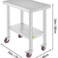 Commercial Stainless Steel Tables with Caster Wheels - 7 Sizes - Buy Confidently with Smart Sales Australia