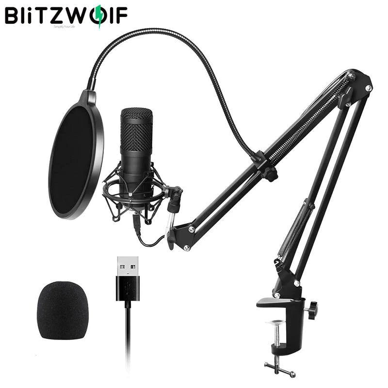 Condenser Microphone  Audio Dynamic System Kit Cantilever Bracket Anti-spray Net Set Sound Record - Buy Confidently with Smart Sales Australia