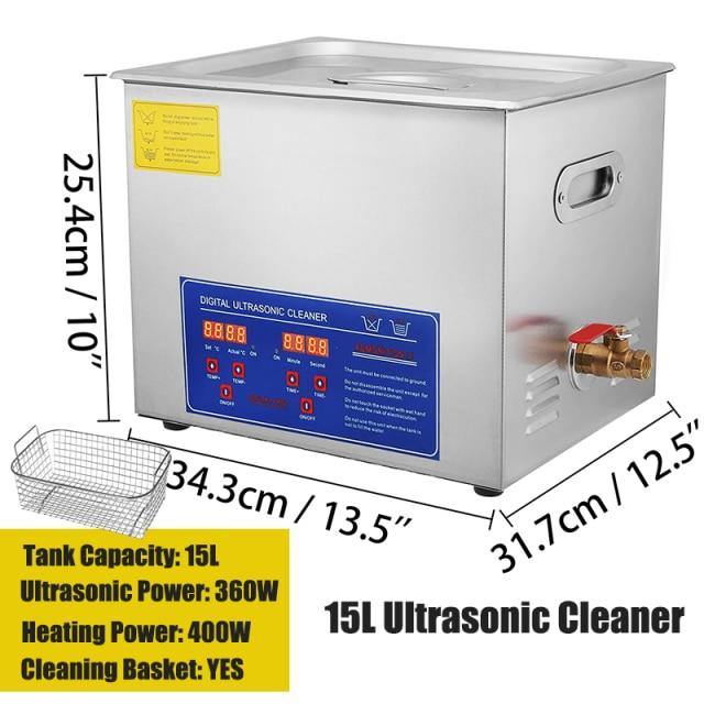 Convenient Ultrasonic Stainless Steel  Versatile Cleaner - Buy Confidently with Smart Sales Australia