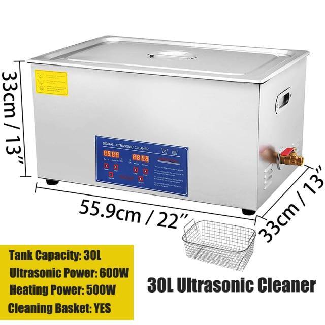 Convenient Ultrasonic Stainless Steel  Versatile Cleaner - Buy Confidently with Smart Sales Australia