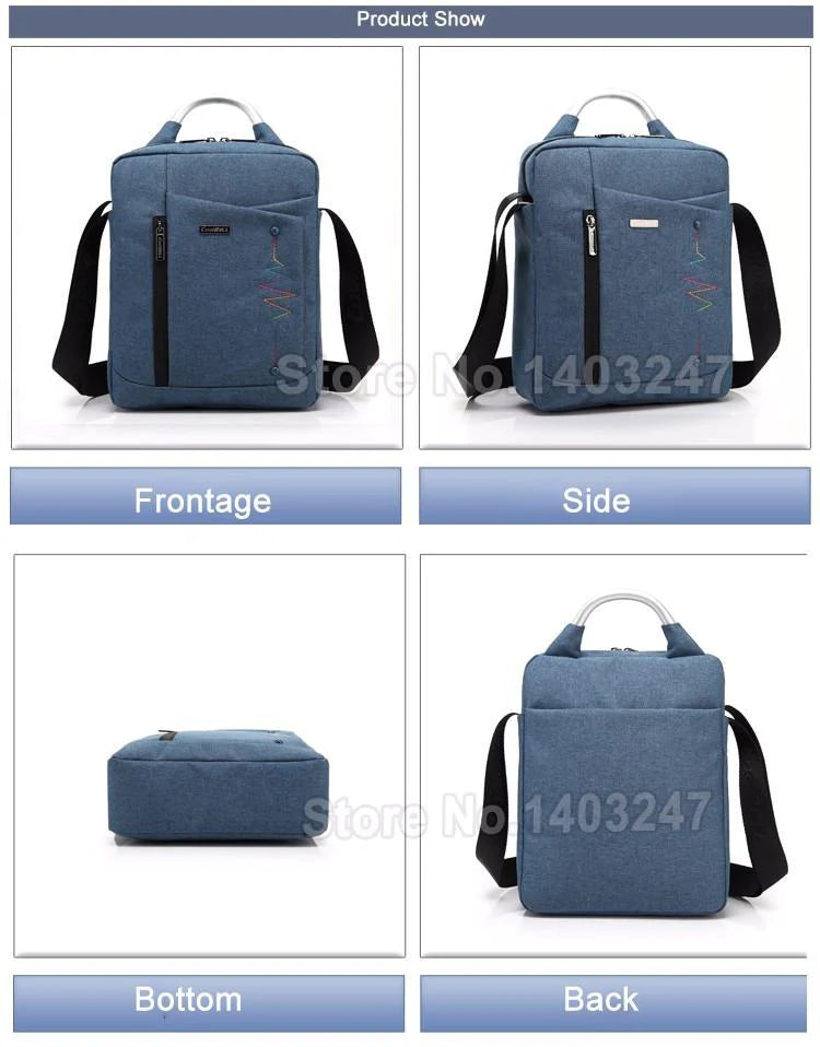 CoolBell Brand Casual Fashion Bag for iPad Air 2 3 iPad Mini iPad 4 Men Women Tablet Bag 8,10.6,12.4 inch Laptop Messenger Bag - Buy Confidently with Smart Sales Australia