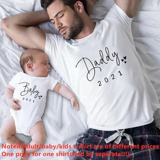 Dad Matching T-shirt and Baby Romper - Buy Confidently with Smart Sales Australia
