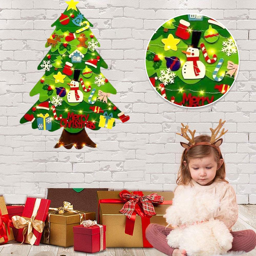 DIY Felt Fabric Christmas Tree for Christmas Gift and Home Decor - Buy Confidently with Smart Sales Australia