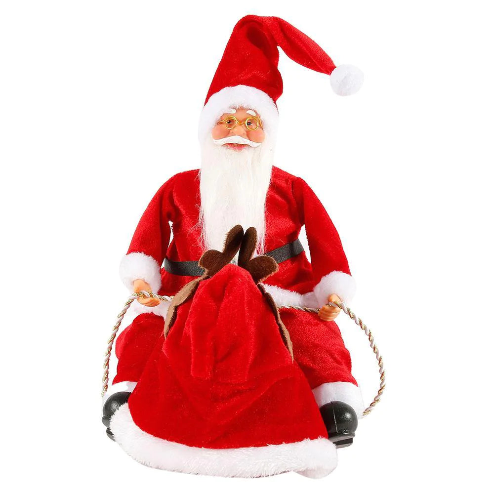 Dog Christmas Costume with Ride-On Santa Claus - Buy Confidently with Smart Sales Australia