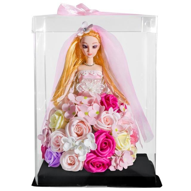 Doll Soap Artificial Rose With LED Light Gift For Girls - Buy Confidently with Smart Sales Australia