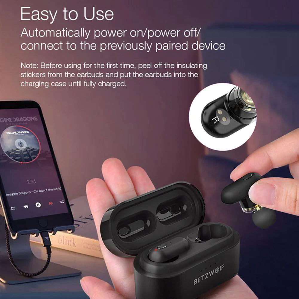 Dual Dynamic Driver Blitzwolf BW FYE7 TWS Earbuds Bluetooth 5.0