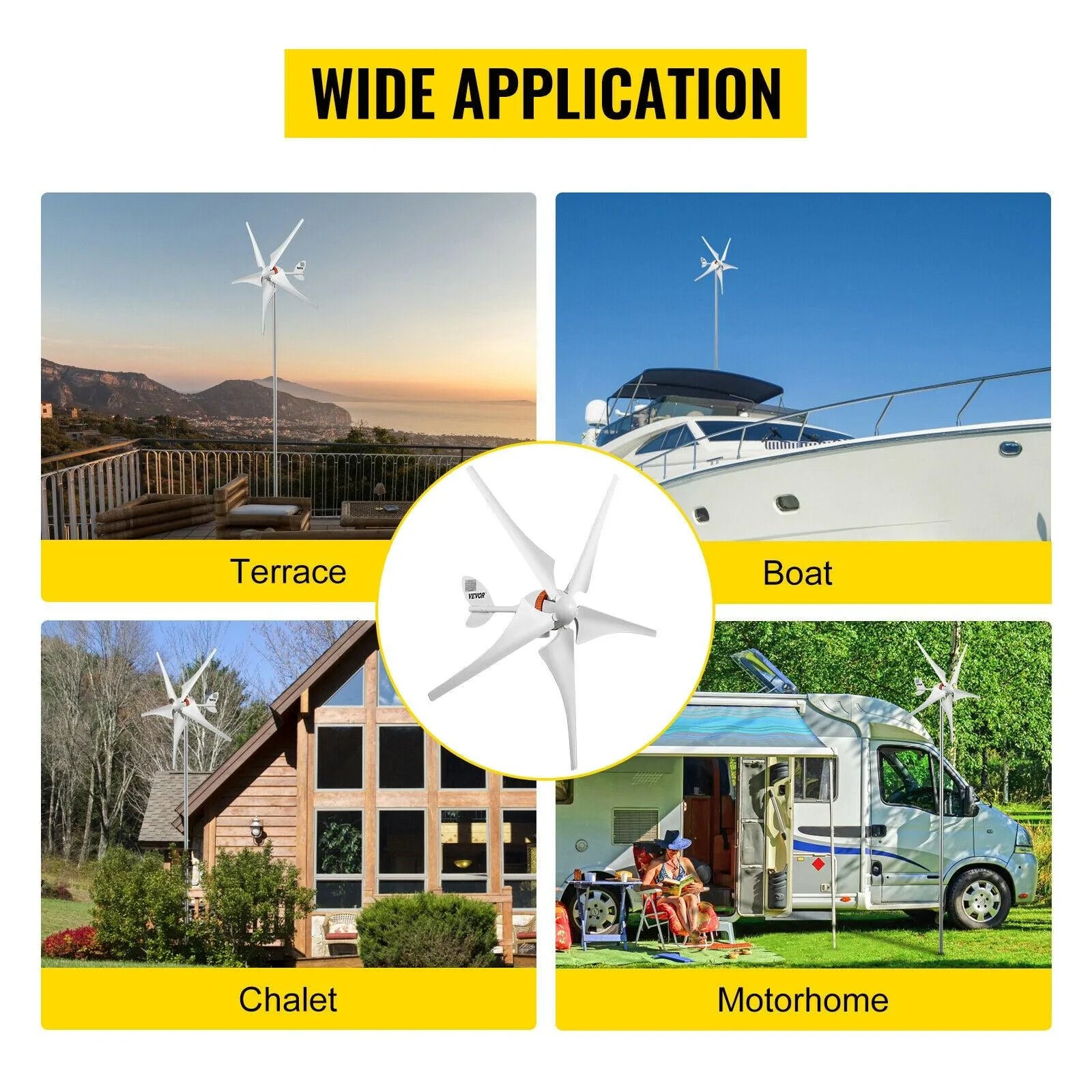 Easy Set-Up and High-Efficiency Wind Turbine Generator for Home Use - Buy Confidently with Smart Sales Australia