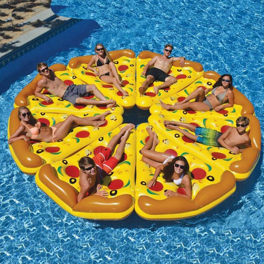 Expandable Large Pizza Slice Pool Lounger for Fun Beach and Pool Activities - Buy Confidently with Smart Sales Australia