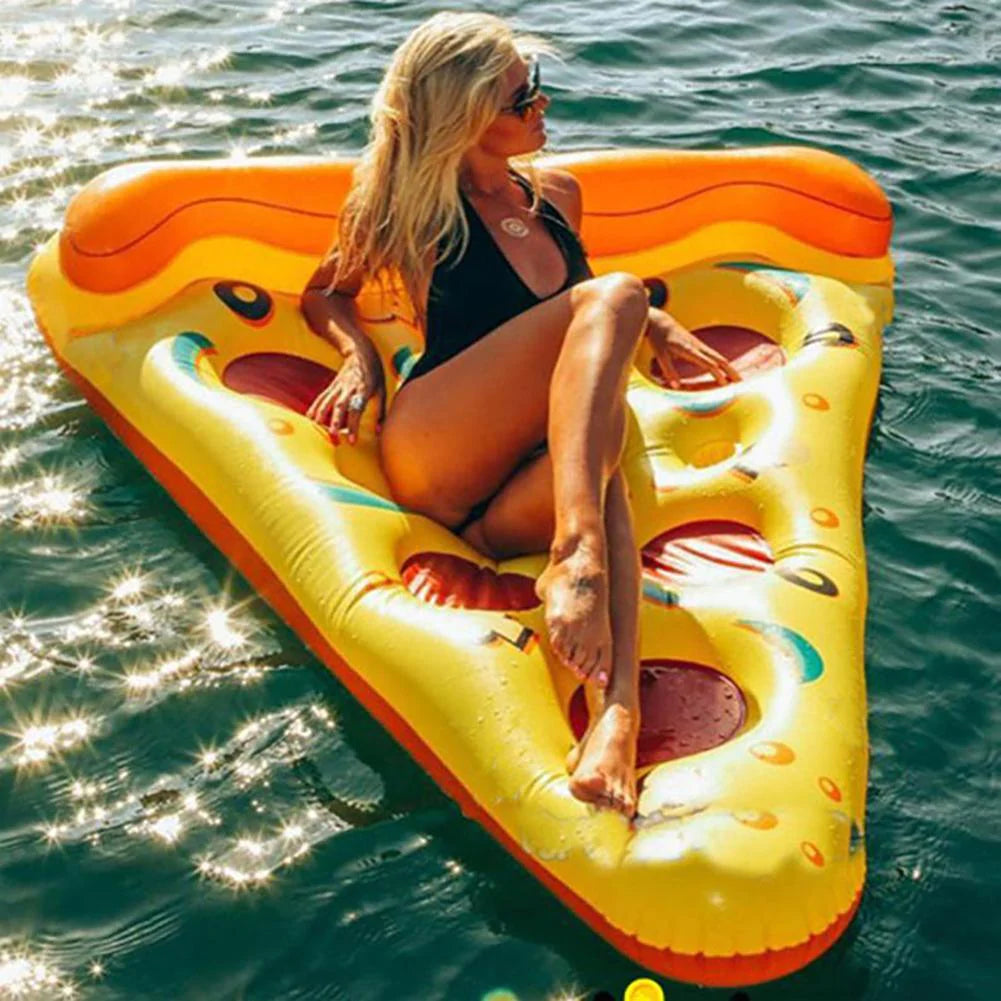 Expandable Large Pizza Slice Pool Lounger for Fun Beach and Pool Activities - Buy Confidently with Smart Sales Australia