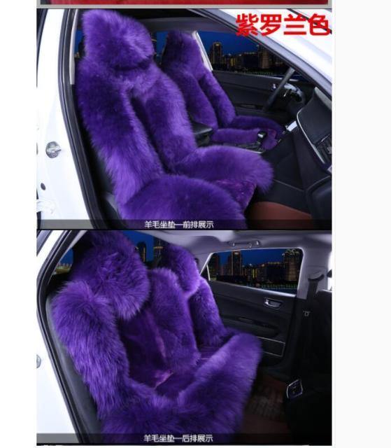 Faux Fur Front Car Seat Covers for Car Upgrades and Accessories - Buy Confidently with Smart Sales Australia
