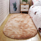 Fluffy Oval-Shaped Carpet Area Rugs For Home Decor - Buy Confidently with Smart Sales Australia