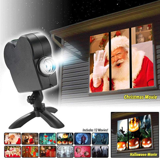 Full-Color Home Theatre Mini Laser Projector with Bracket - Buy Confidently with Smart Sales Australia