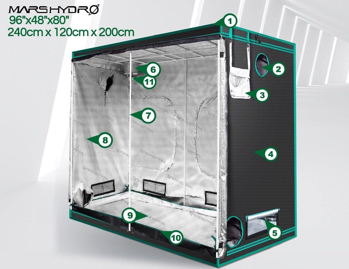 Full LED Indoor Growing System Tent For Hydroponic Gardening - Buy Confidently with Smart Sales Australia