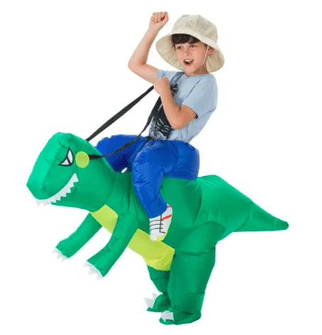 Funny Inflatable Adult & Child Halloween Mascot Costumes - T Rex, Alien and Unicorns - Buy Confidently with Smart Sales Australia