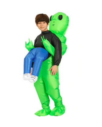 Funny Inflatable Adult & Child Halloween Mascot Costumes - T Rex, Alien and Unicorns - Buy Confidently with Smart Sales Australia