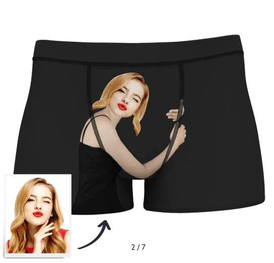 Funny Personalized Boxer Briefs for Men Gift for Boyfriend or Husband - Buy Confidently with Smart Sales Australia