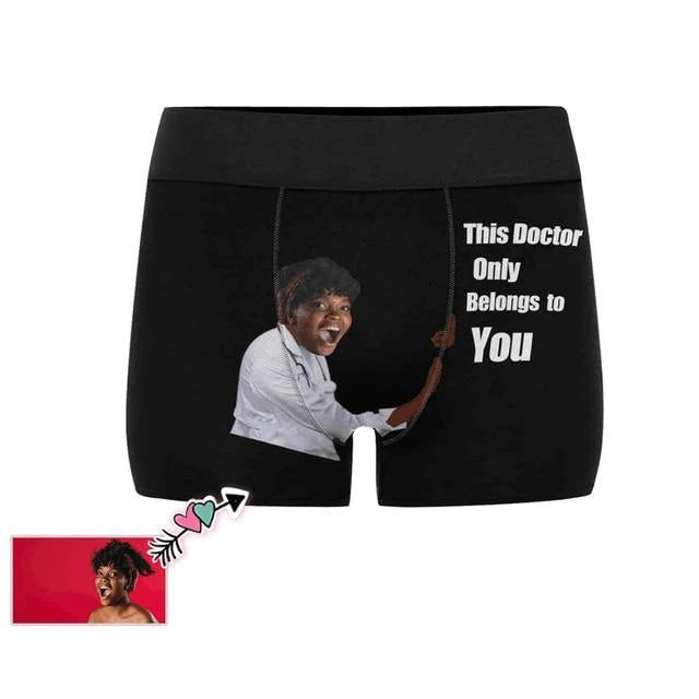 Funny Personalized Boxer Briefs for Men Gift for Boyfriend or Husband - Buy Confidently with Smart Sales Australia