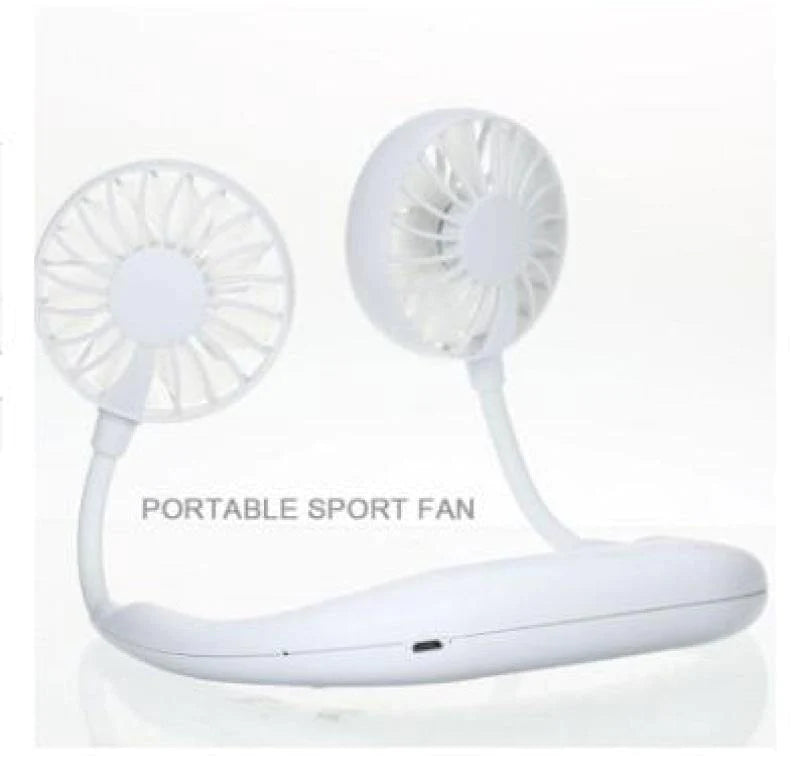 Hands Free Hanging Neck Fan with LED Lighting & Aromatherapy Pads - Buy Confidently with Smart Sales Australia