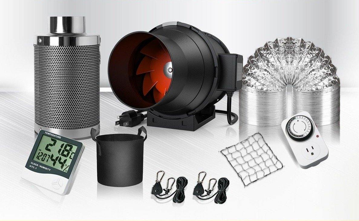 High-Quality Air Ducting Carbon Filter Fan Grow Kit For Grow Tents - Buy Confidently with Smart Sales Australia