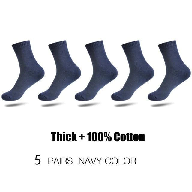 High-Quality Thicken Warm Cotton 5 pair Socks For Men - Buy Confidently with Smart Sales Australia