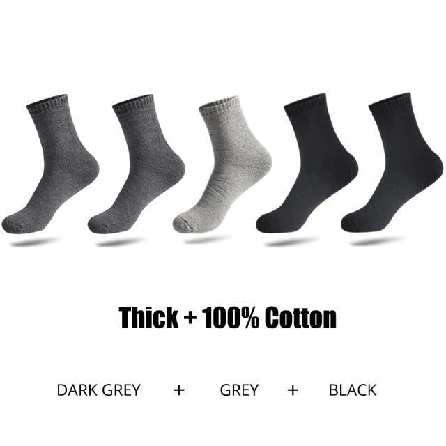 High-Quality Thicken Warm Cotton 5 pair Socks For Men - Buy Confidently with Smart Sales Australia