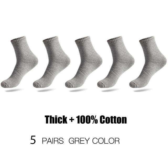 High-Quality Thicken Warm Cotton 5 pair Socks For Men - Buy Confidently with Smart Sales Australia