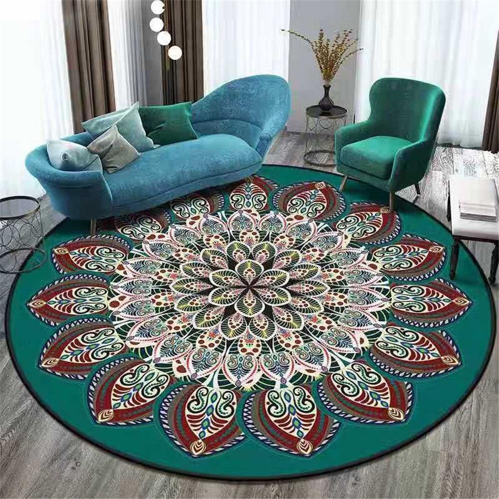 Home Decor Classical Round Stylish Bohemian Carpets - Buy Confidently with Smart Sales Australia