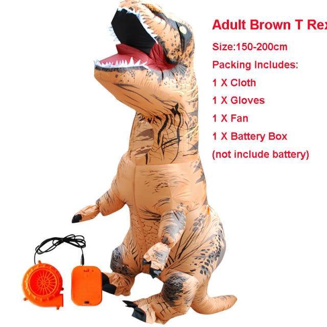 Inflatable Dinosaur/T Rex Unisex Cosplay Costume For Parties - Buy Confidently with Smart Sales Australia