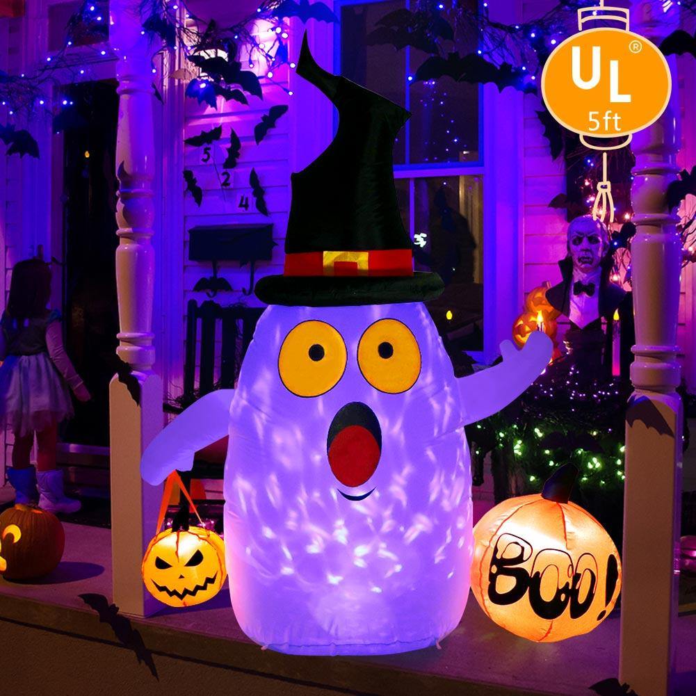 Inflatable Indoor and Outdoor Decoration with Rotating LED Lights - Buy Confidently with Smart Sales Australia