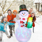 Inflatable Indoor and Outdoor Decoration with Rotating LED Lights - Buy Confidently with Smart Sales Australia