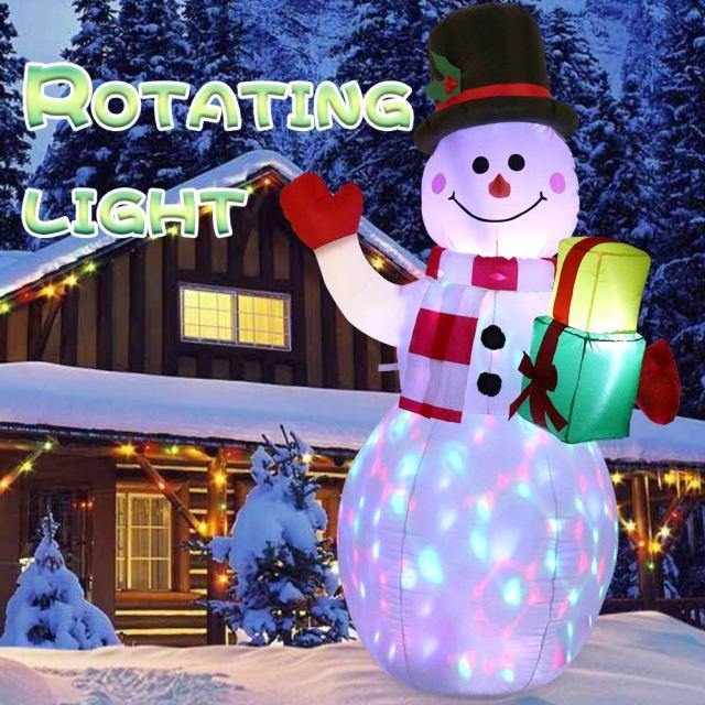 Inflatable Indoor and Outdoor Decoration with Rotating LED Lights - Buy Confidently with Smart Sales Australia