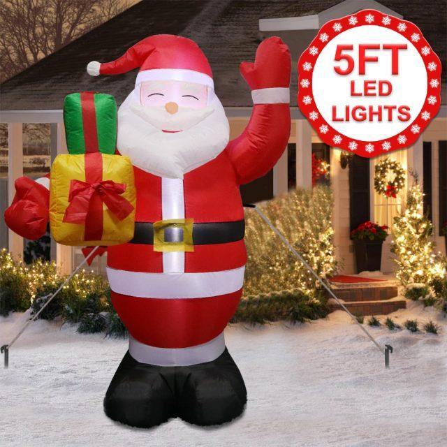 Inflatable Indoor and Outdoor Decoration with Rotating LED Lights - Buy Confidently with Smart Sales Australia