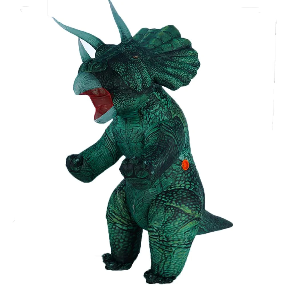 Inflatable Triceratops Adult Mascot Party Costume - Multiple Colours Available - Buy Confidently with Smart Sales Australia