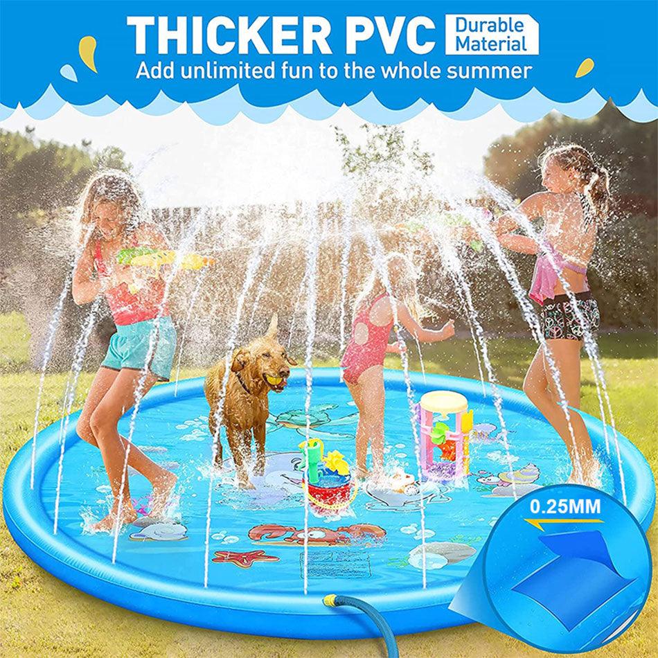 Inflatable Water Sprinkler Toy Mat for Kids 100cm & 170cm Diameter - Buy Confidently with Smart Sales Australia