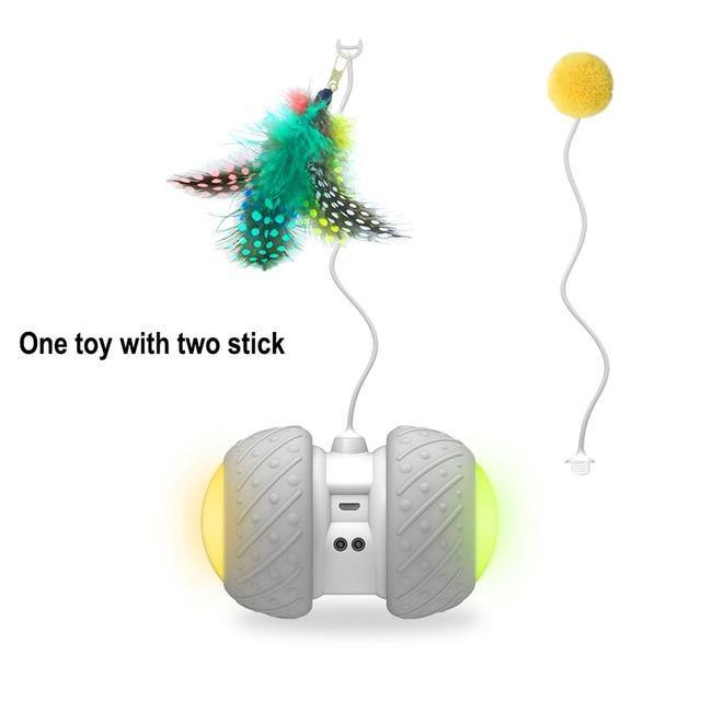 Intelligent Entertaining Robotic Cat Toy with colored LED Lighting - Buy Confidently with Smart Sales Australia