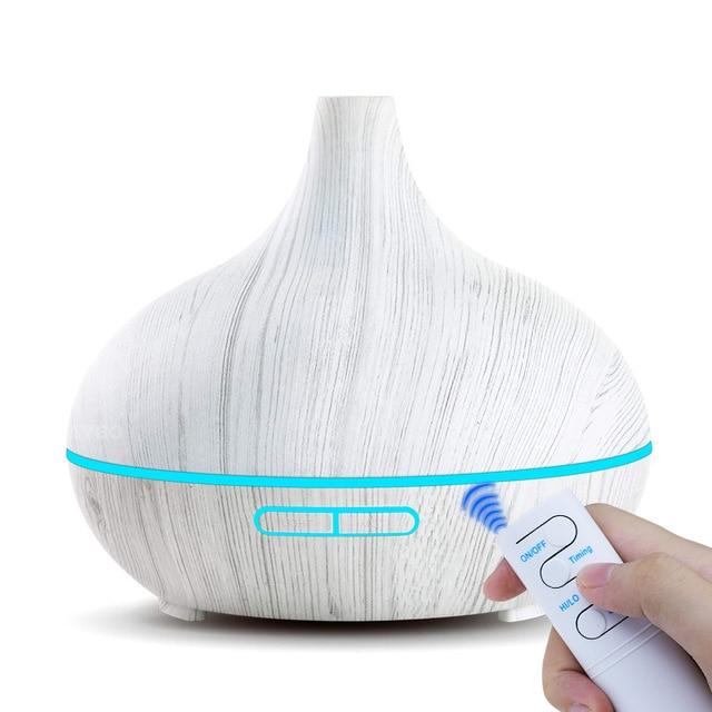 KBAYBO Large Aromatherapy Essential Oil Diffuser / Humidifier w/ LED Night Light, Remote Control, 550ml Tank - Buy Confidently with Smart Sales Australia