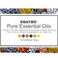 KBAYBO Water Soluble Essential Oil 6 and 12 Pack For Aromatherapy Diffusers and Humidifiers, 10ml each - Buy Confidently with Smart Sales Australia