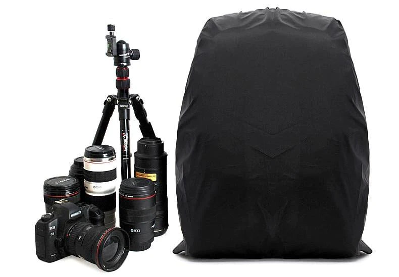 Large Waterproof Padded DSLR Camera Bag w/ Rain Cover - Buy Confidently with Smart Sales Australia