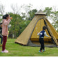 Large Yurt Style Bell Tent for Camping Lightweight Double Layer Waterproof For 4 - Buy Confidently with Smart Sales Australia