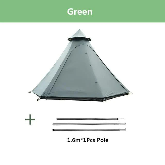 Large Yurt Style Bell Tent for Camping Lightweight Double Layer Waterproof For 4 - Buy Confidently with Smart Sales Australia