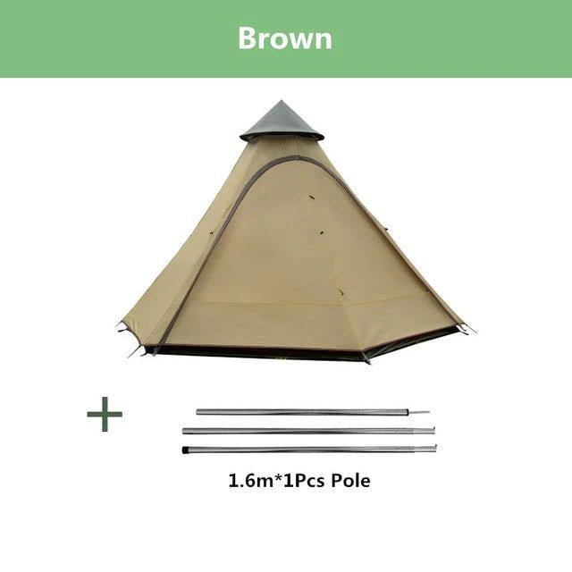 Large Yurt Style Bell Tent for Camping Lightweight Double Layer Waterproof For 4 - Buy Confidently with Smart Sales Australia