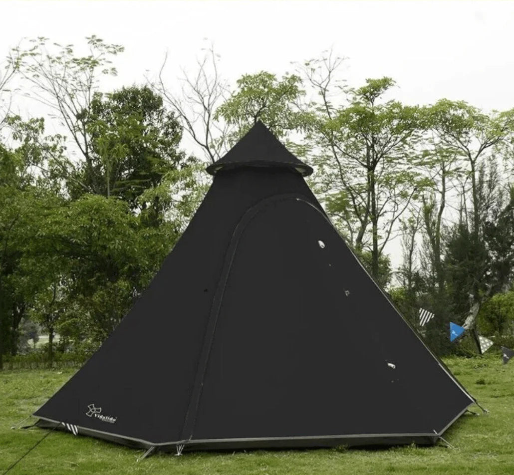 Large Yurt Style Bell Tent for Camping Lightweight Double Layer Waterproof For 4 - Buy Confidently with Smart Sales Australia