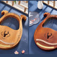 Laser-Engraved Clear Sound and Full Tone Lyre with Tuning Lever and Spare String - Buy Confidently with Smart Sales Australia