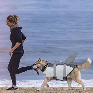 Lifesaver Shark Shaped Vests with Rescue Handle for Dogs Outdoor Pet Safety - Buy Confidently with Smart Sales Australia