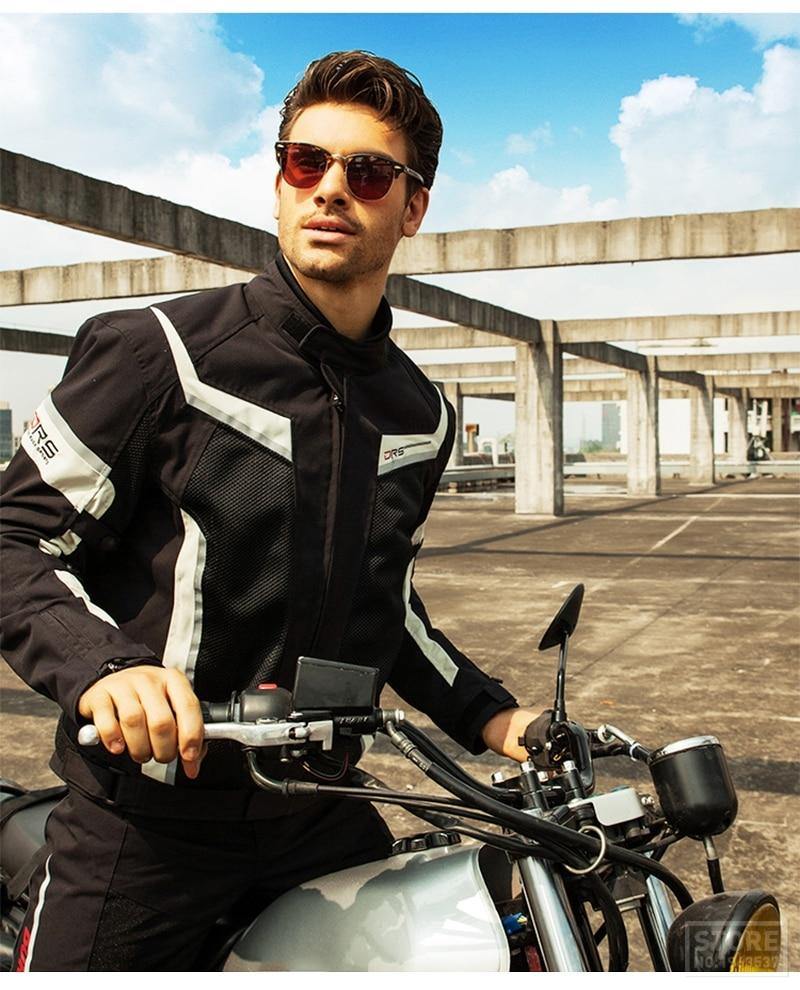 Light Breathable Anti-Static Mesh Design Motorcycle Jacket with Pants - Buy Confidently with Smart Sales Australia